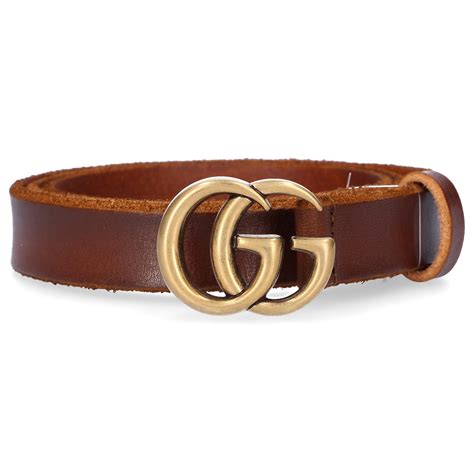 gucci womens brown belt|gucci belt women thin.